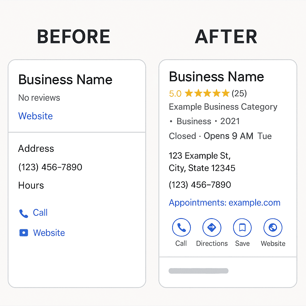 Google Business Profile mistakes