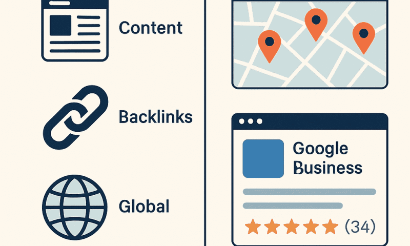General SEO vs Local SEO: What Small Businesses Really Need