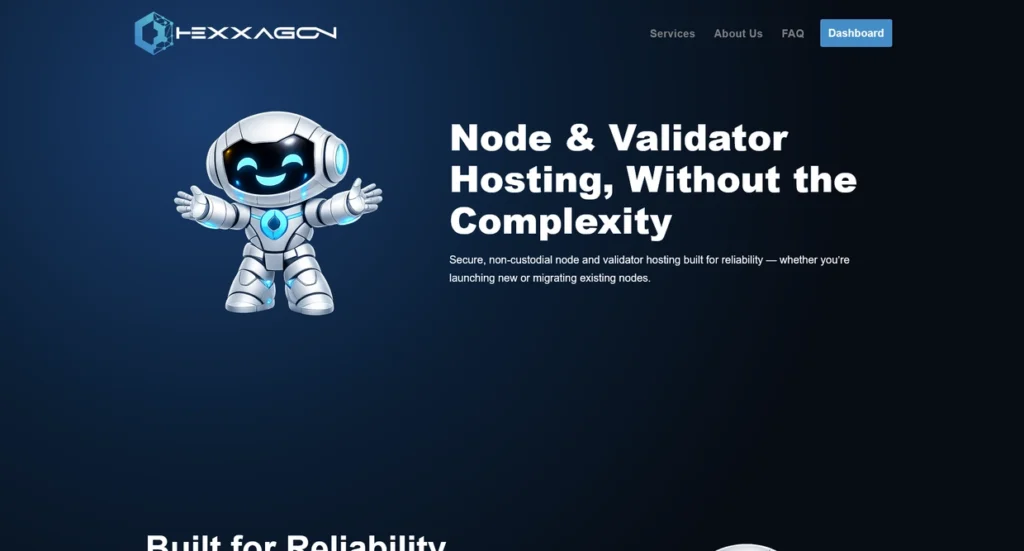 Hexxagon website homepage